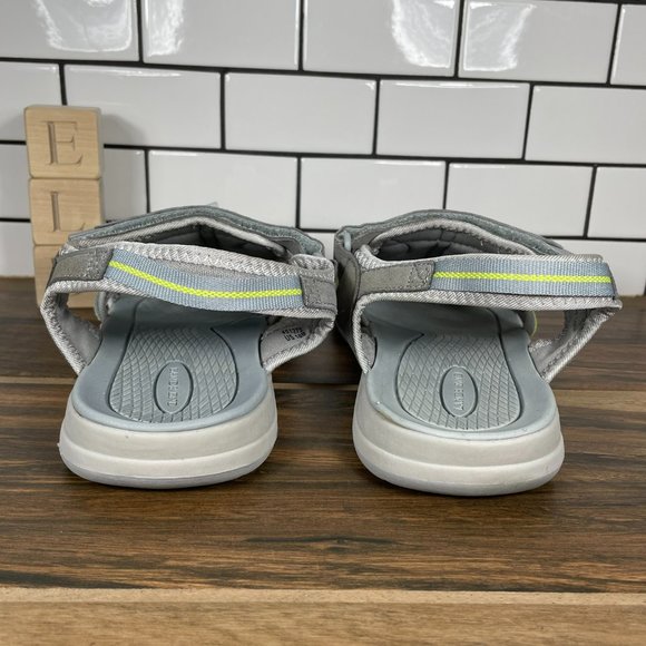 Lands' End Closed Toe Sport Hiking Sandals Grey 451273 Womens Size 10 B - Picture 4 of 9
